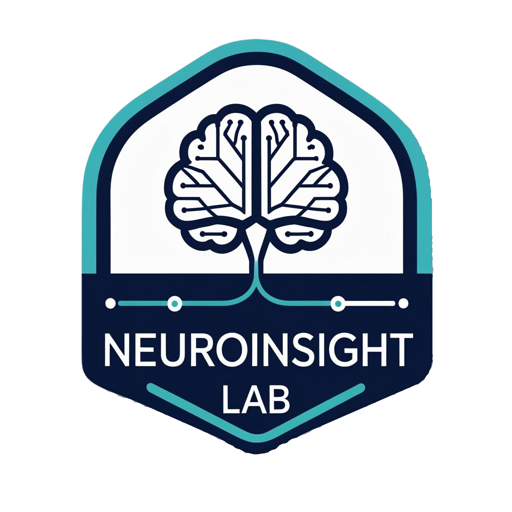Logomarca da NeuroInsight Lab com ícone cerebral